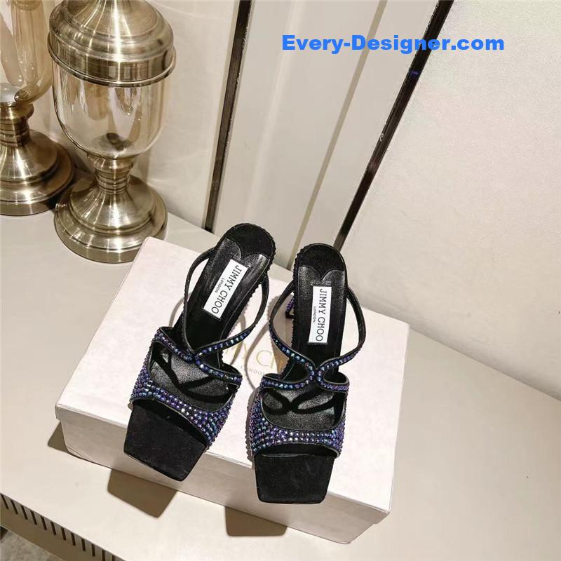 j1m*y ch00 hot D1am0nd series high-heeled sandals