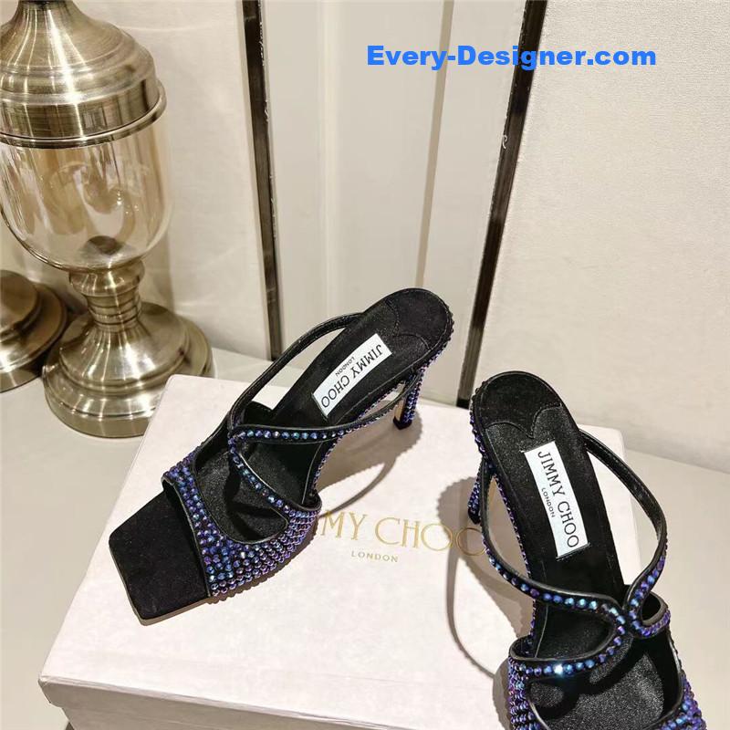 j1m*y ch00 hot D1am0nd series high-heeled sandals