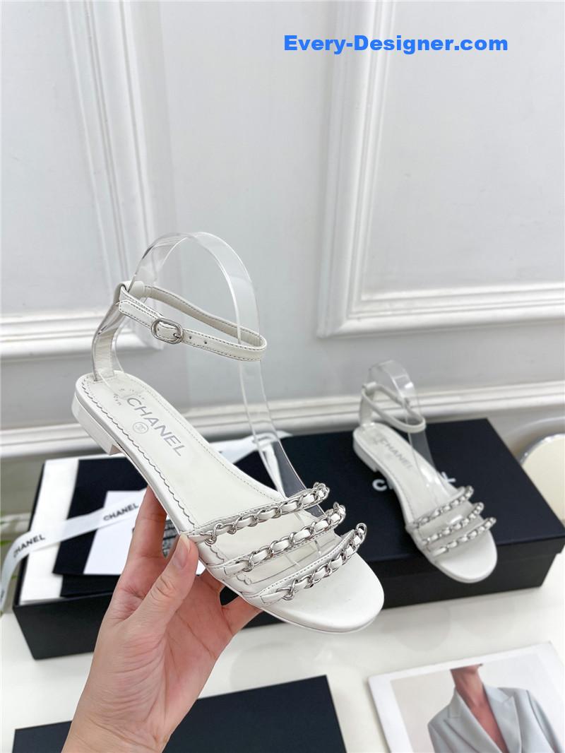 CC counter catwalk style chain sandals