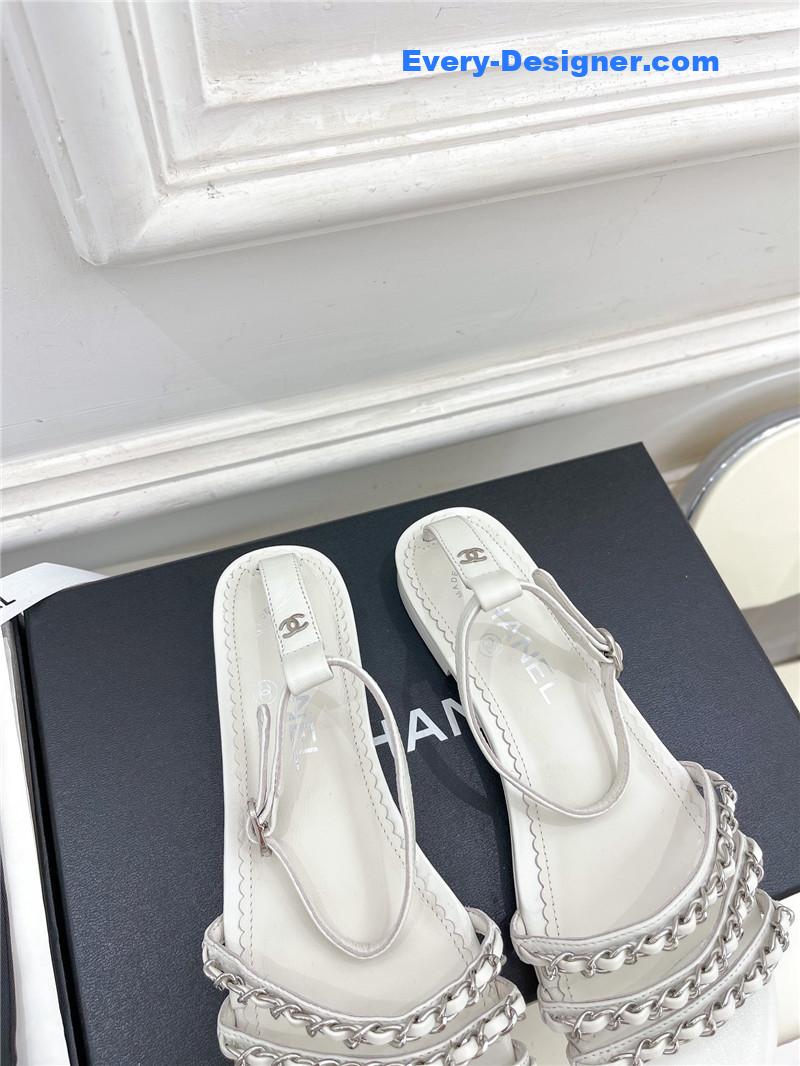 CC counter catwalk style chain sandals