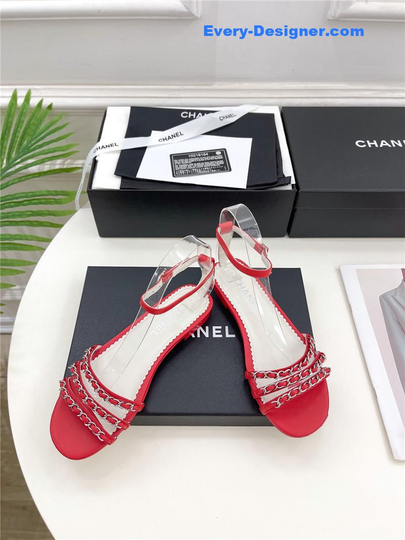 CC counter catwalk style chain sandals