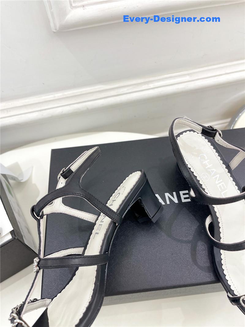 CC counter catwalk style chain sandals