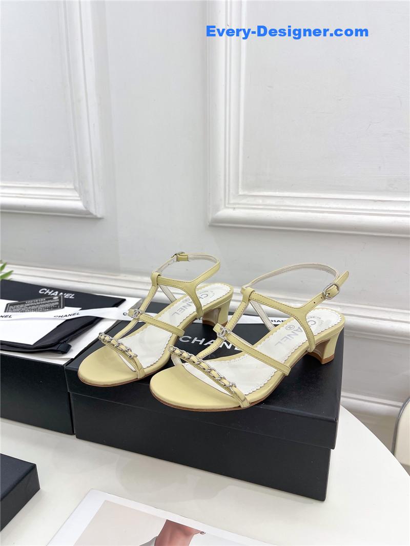 CC counter catwalk style chain sandals