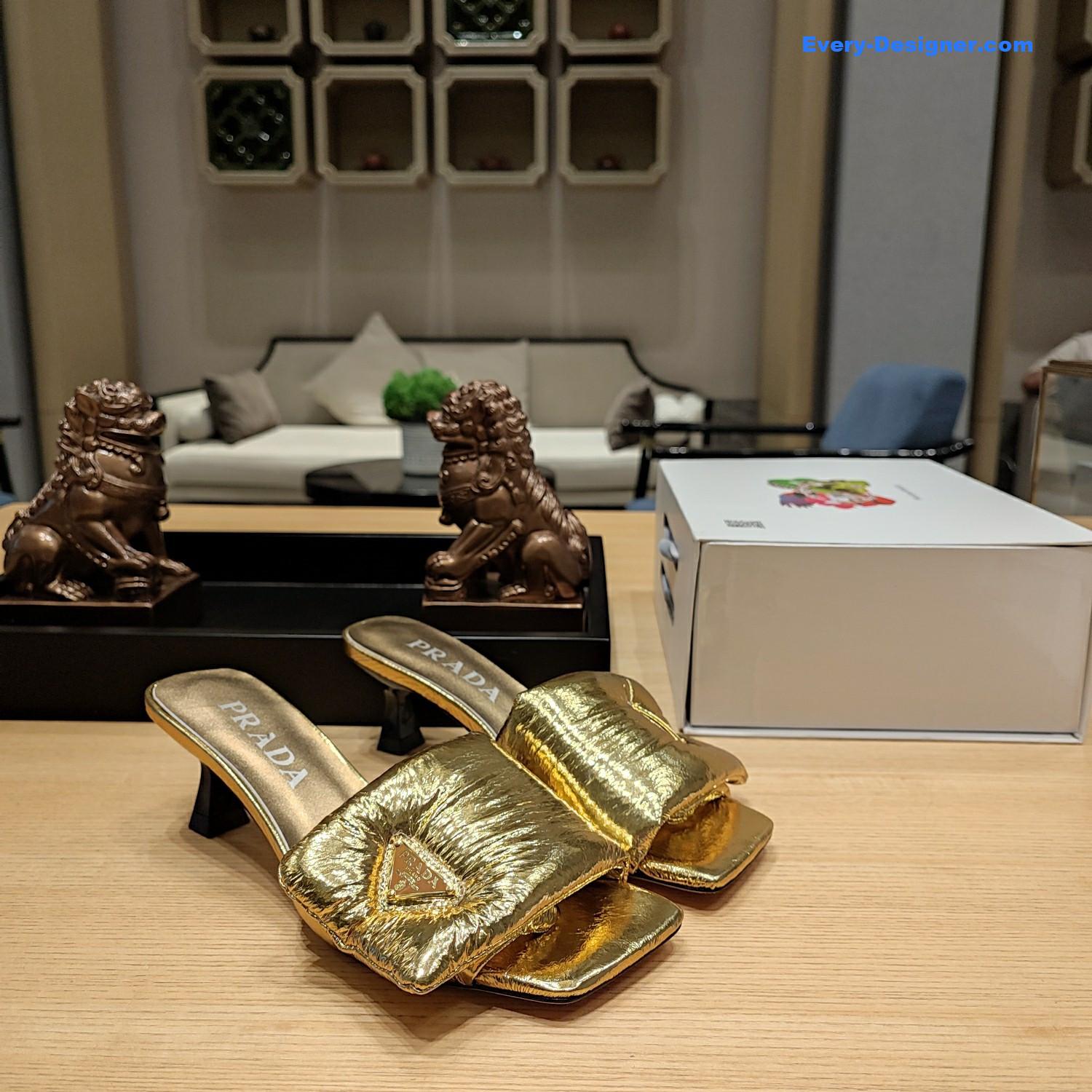 Pra*a macaron series explosive sandals