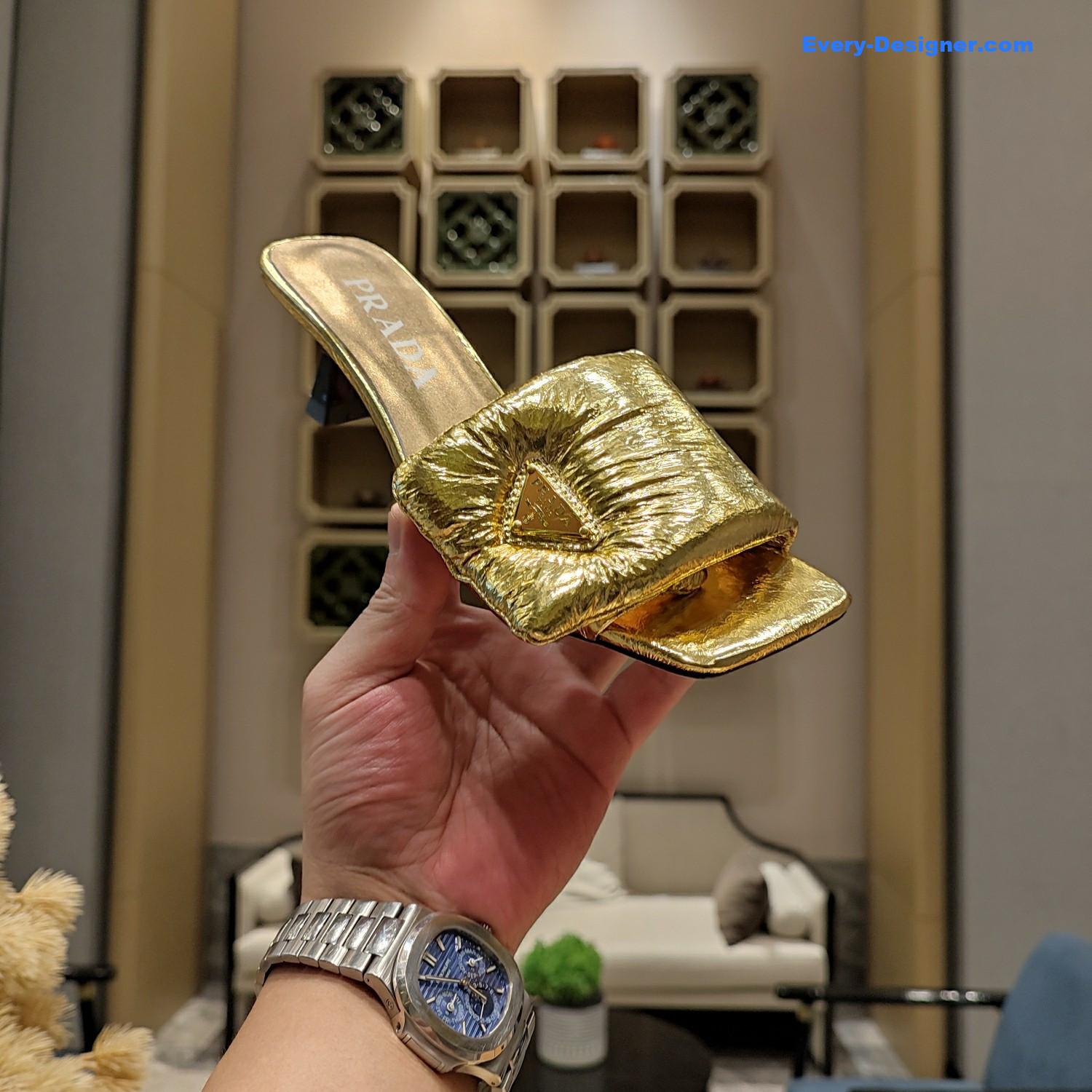 Pra*a macaron series explosive sandals