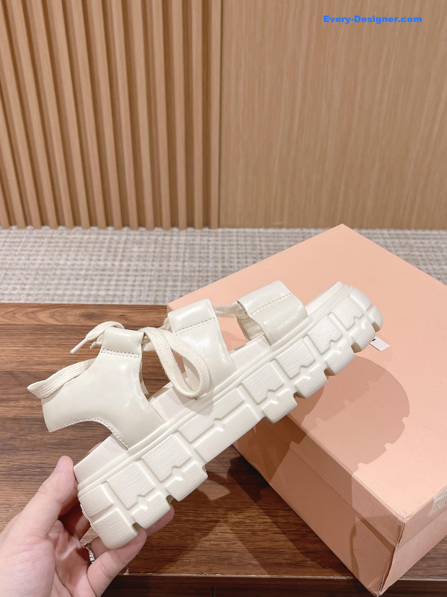 M1um1u spring and summer new casual strappy sandals