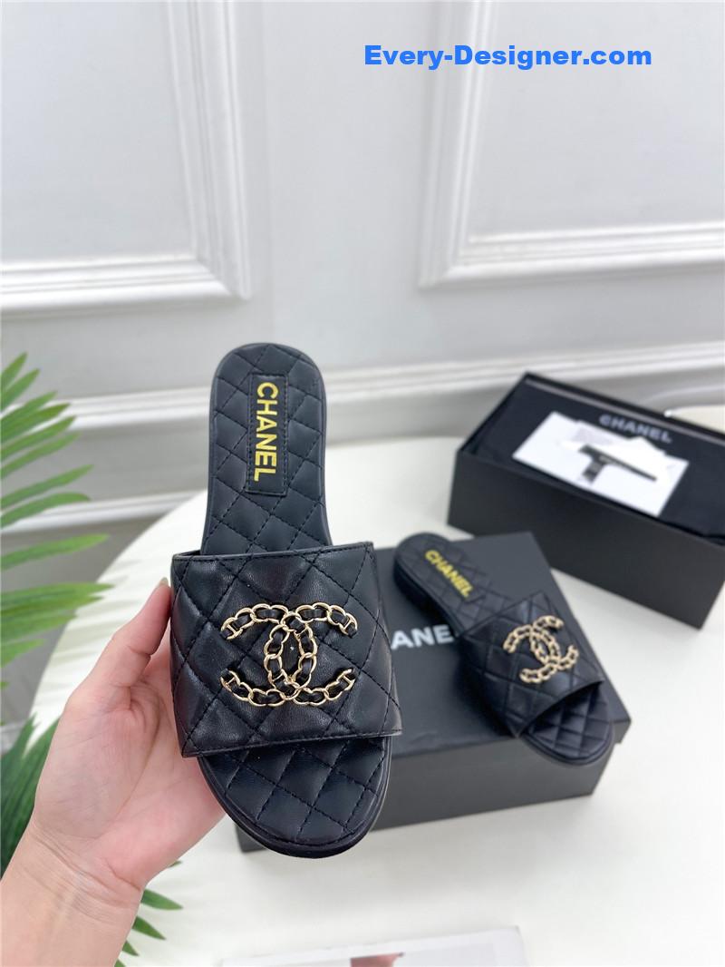 CC counter classic double C buckle slippers