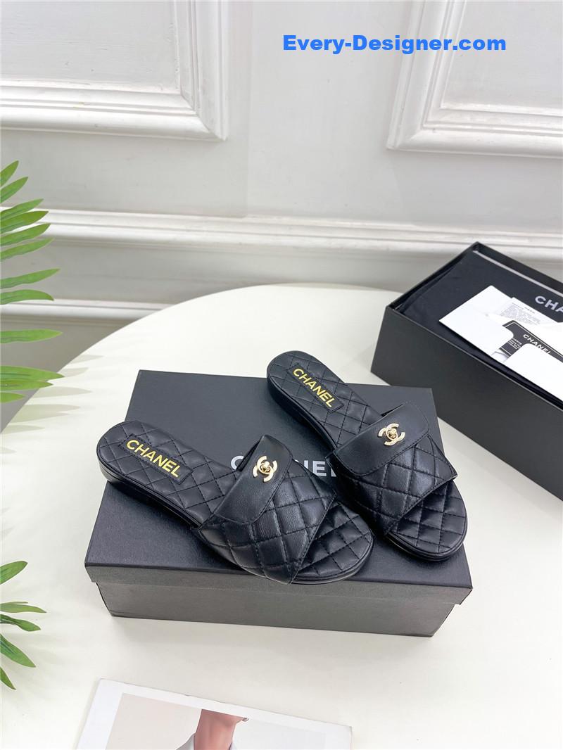 CC counter classic double C buckle slippers