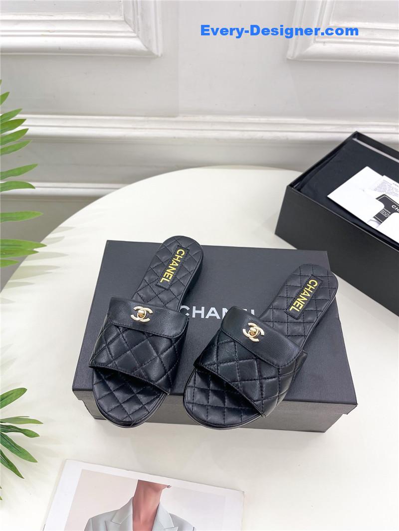 CC counter classic double C buckle slippers