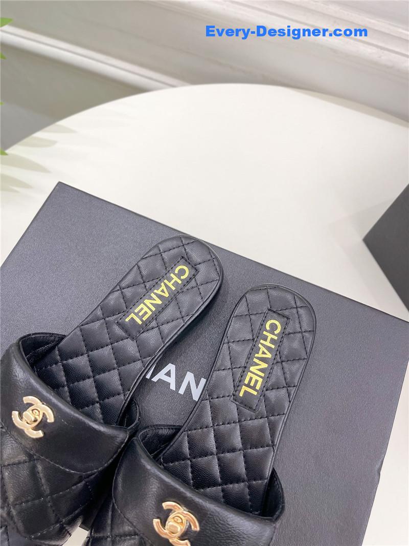 CC counter classic double C buckle slippers