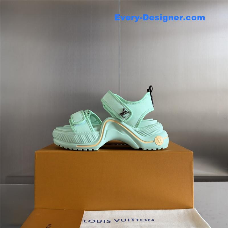 l0vis Vvtt0n lv velcro polka dot sandals