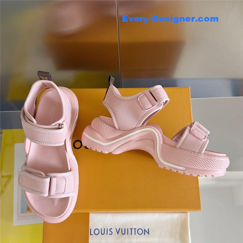 l0vis Vvtt0n lv velcro polka dot sandals