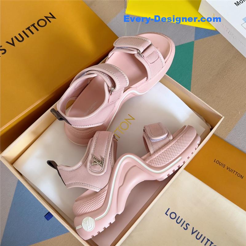 l0vis Vvtt0n lv velcro polka dot sandals