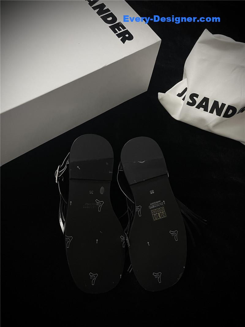 jil sander fashion tassel sandals