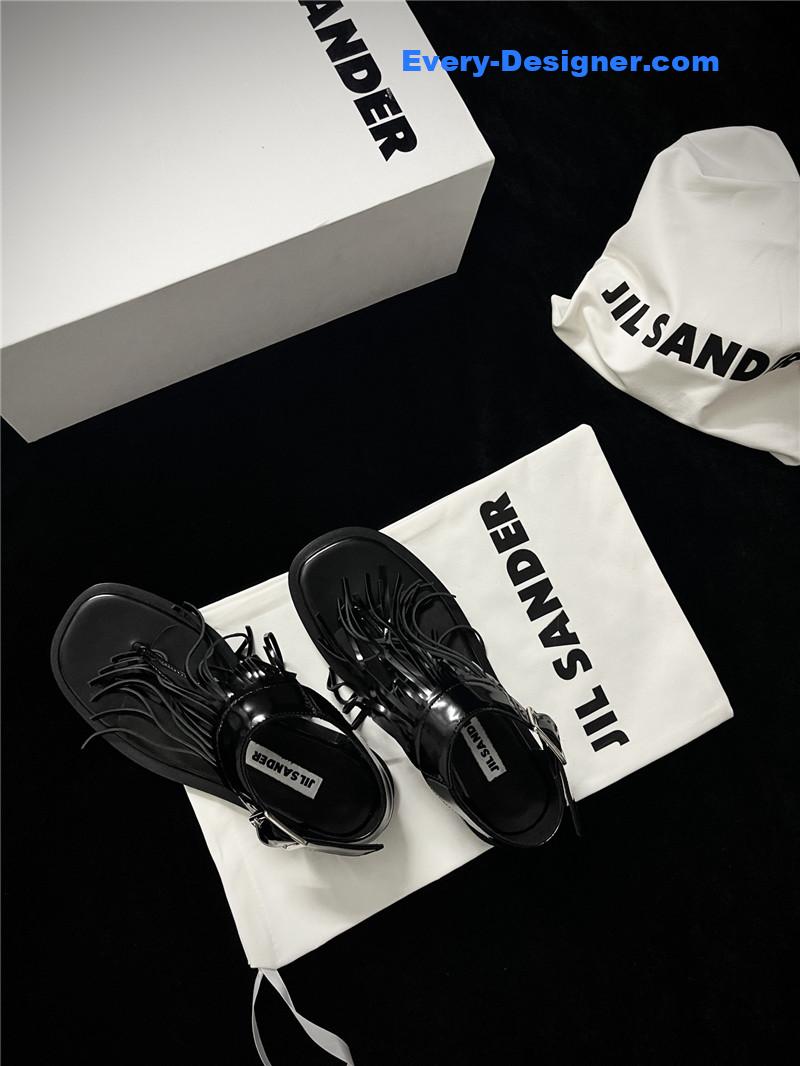 jil sander fashion tassel sandals