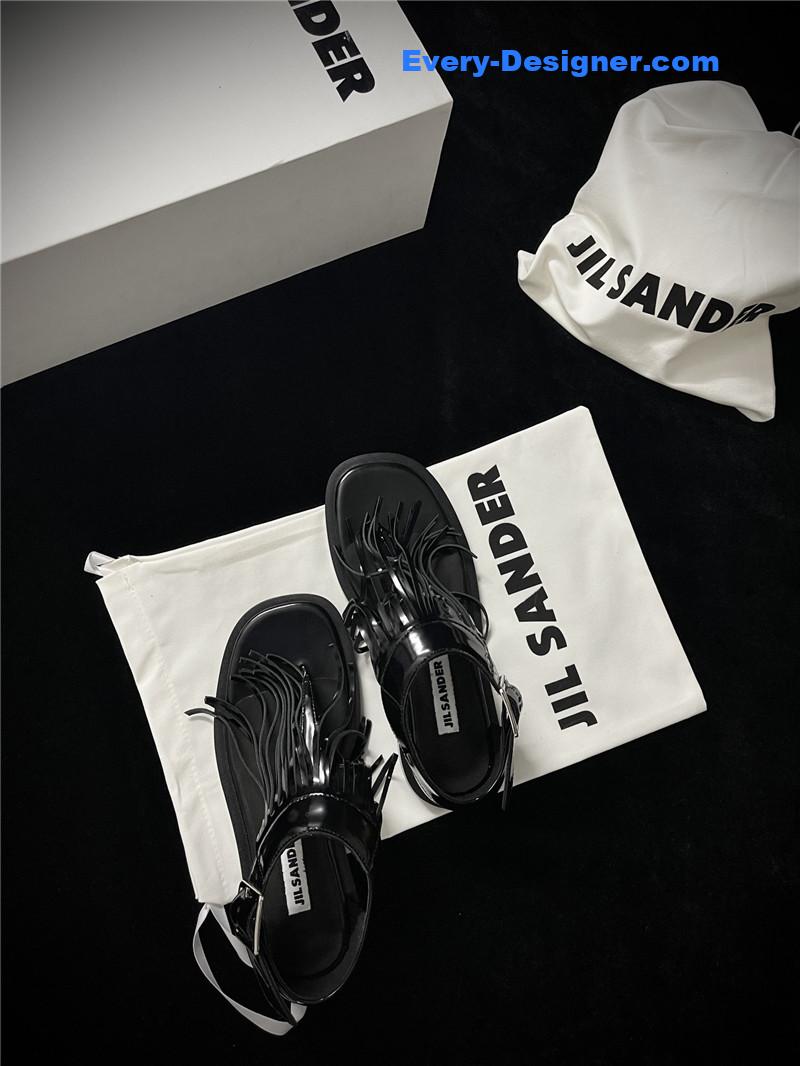 jil sander fashion tassel sandals