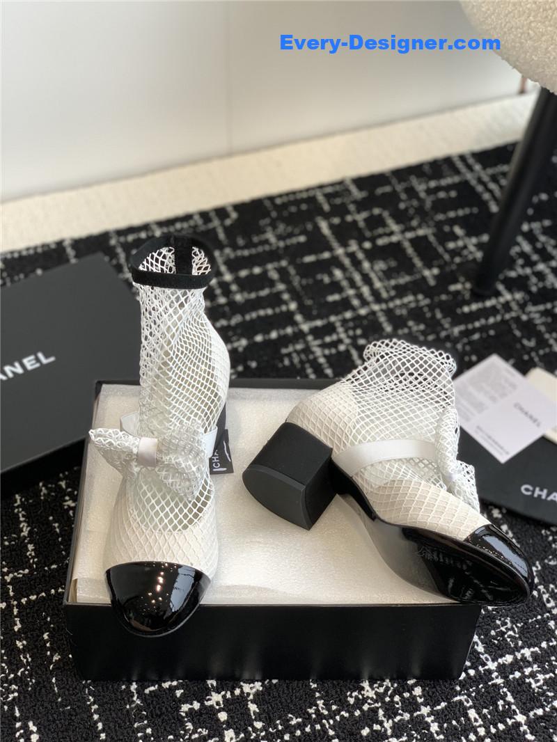 CC new Mary Jane mesh drill boots