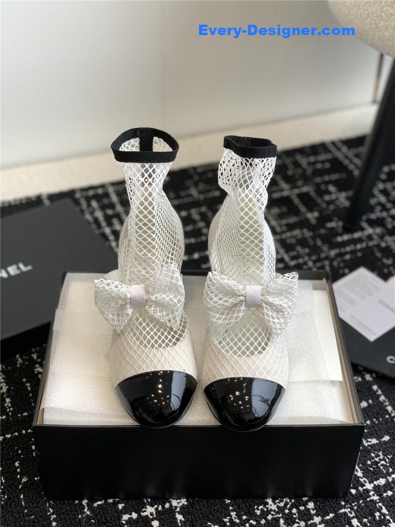 CC new Mary Jane mesh drill boots