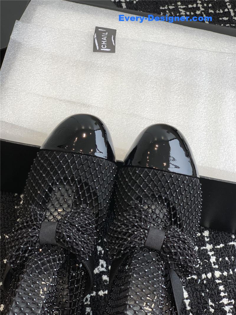 CC new Mary Jane mesh drill boots