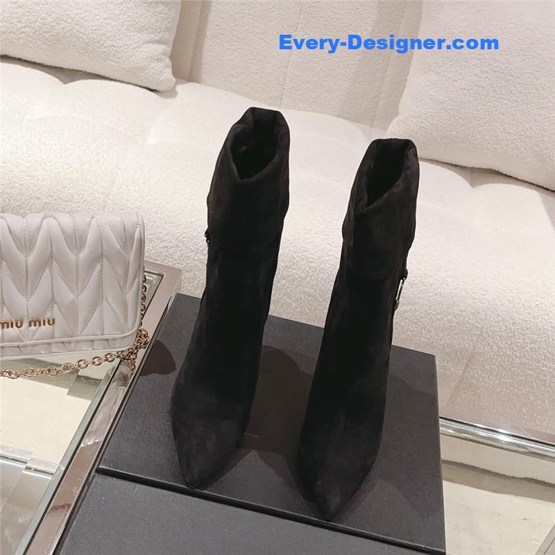 Y51 side pull boots ankle boots
