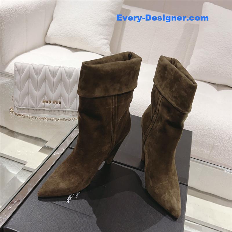 Y51 side pull boots ankle boots