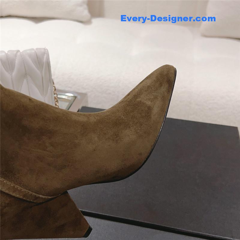 Y51 side pull boots ankle boots