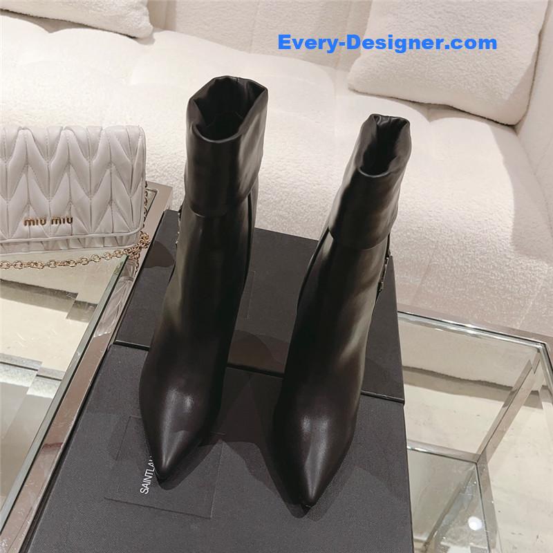 Y51 side pull boots ankle boots