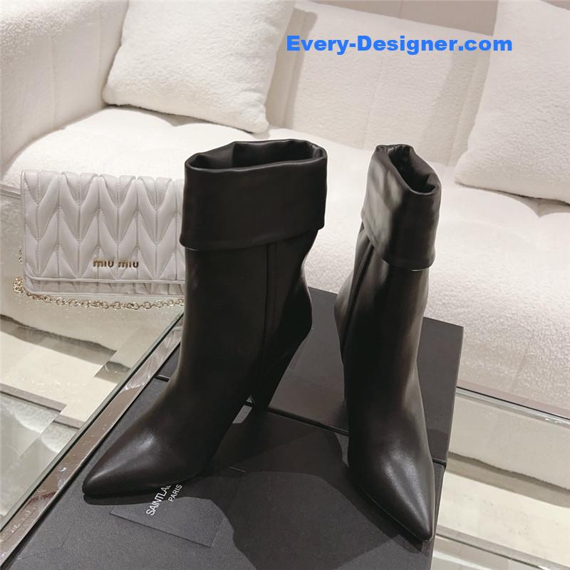 Y51 side pull boots ankle boots