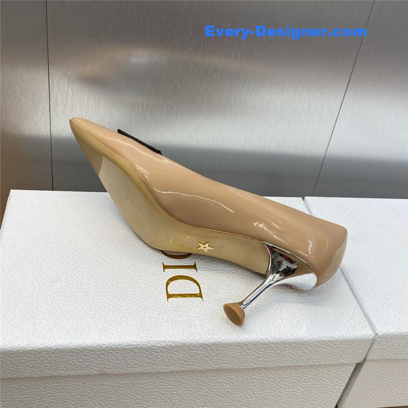 D10r cd letter logo high heel sandals