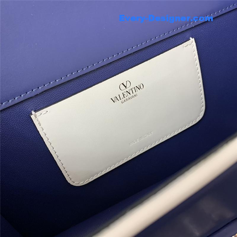 Va1e*ntin0 garavani letter leather shoulder bag