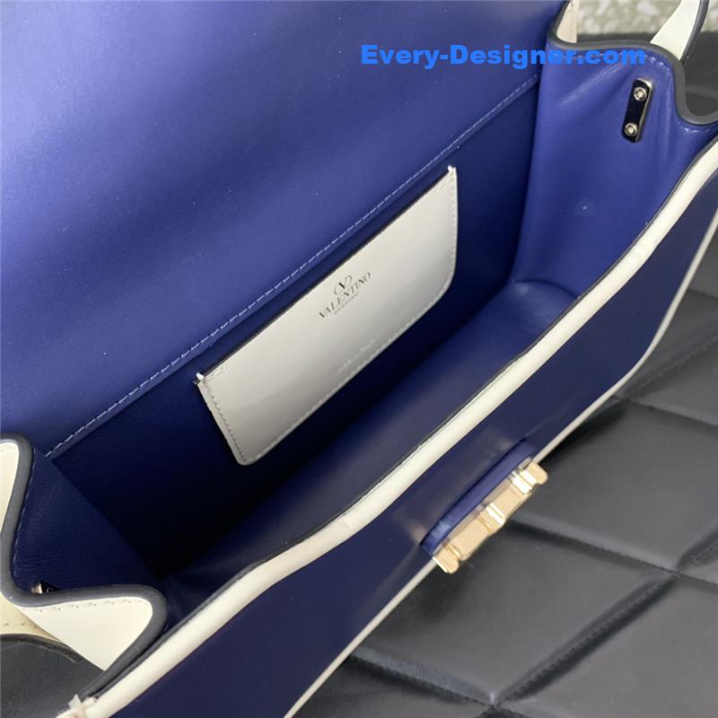 Va1e*ntin0 garavani letter leather shoulder bag