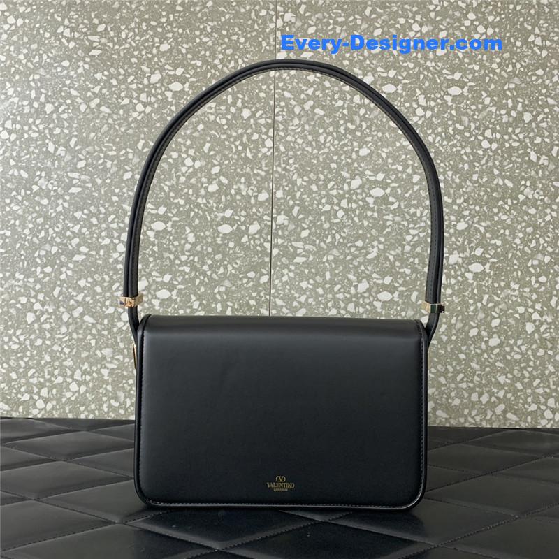 Va1e*ntin0 garavani letter leather shoulder bag
