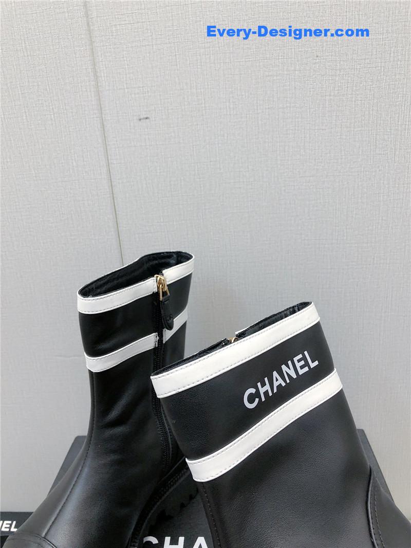 CC classic c embroidery ankle boots