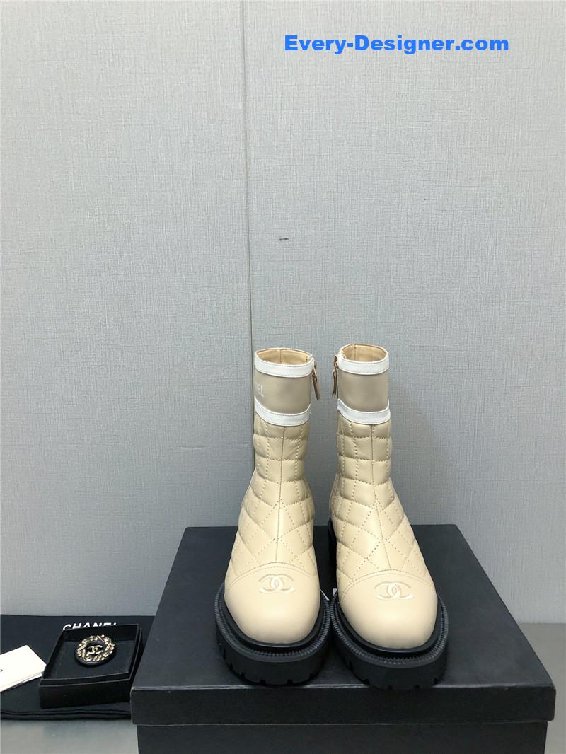 CC classic c embroidery ankle boots
