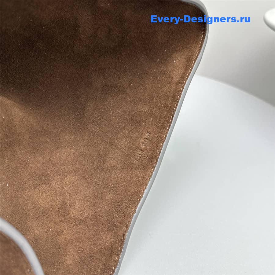 The R0w soft margaux 15 bag in mocha suede