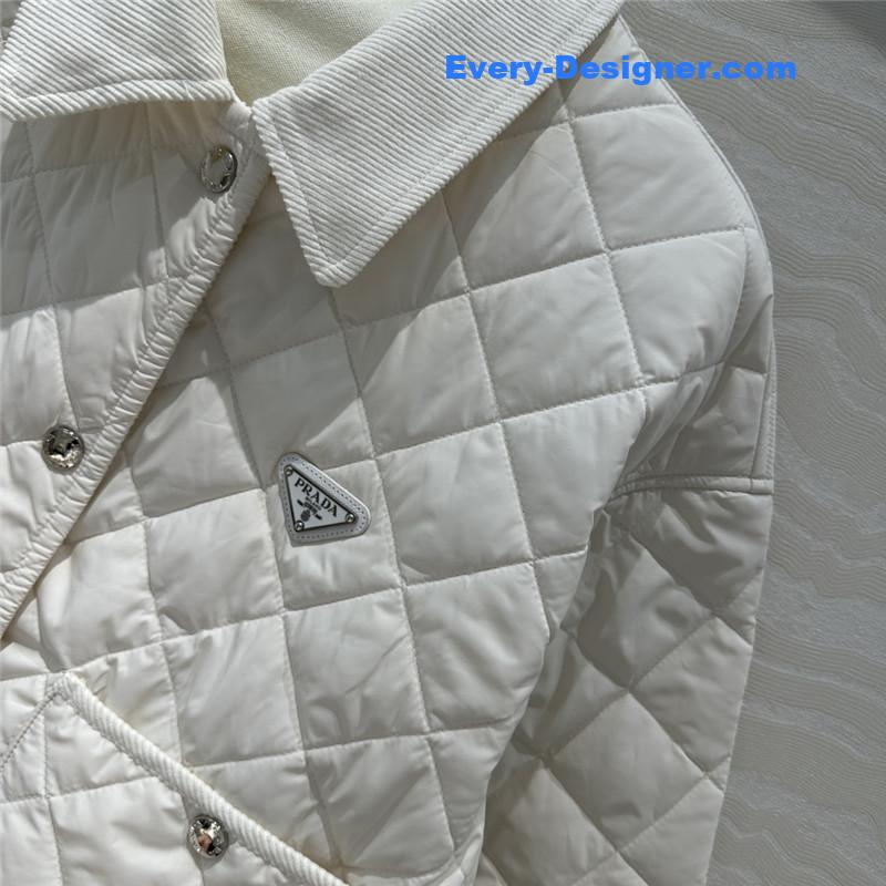 pra*a D1am0nd quilted jacket