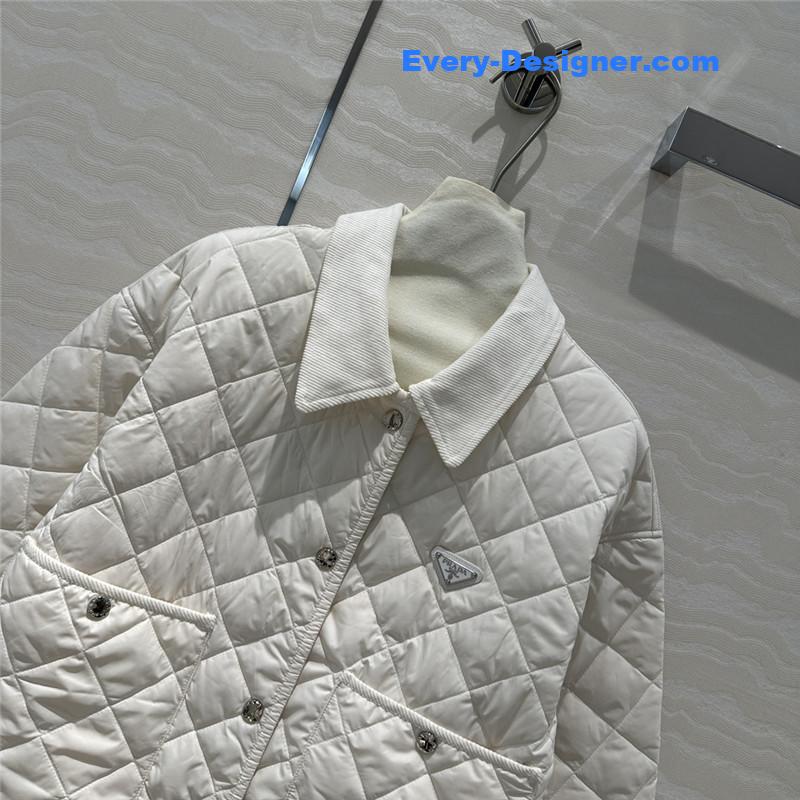pra*a D1am0nd quilted jacket