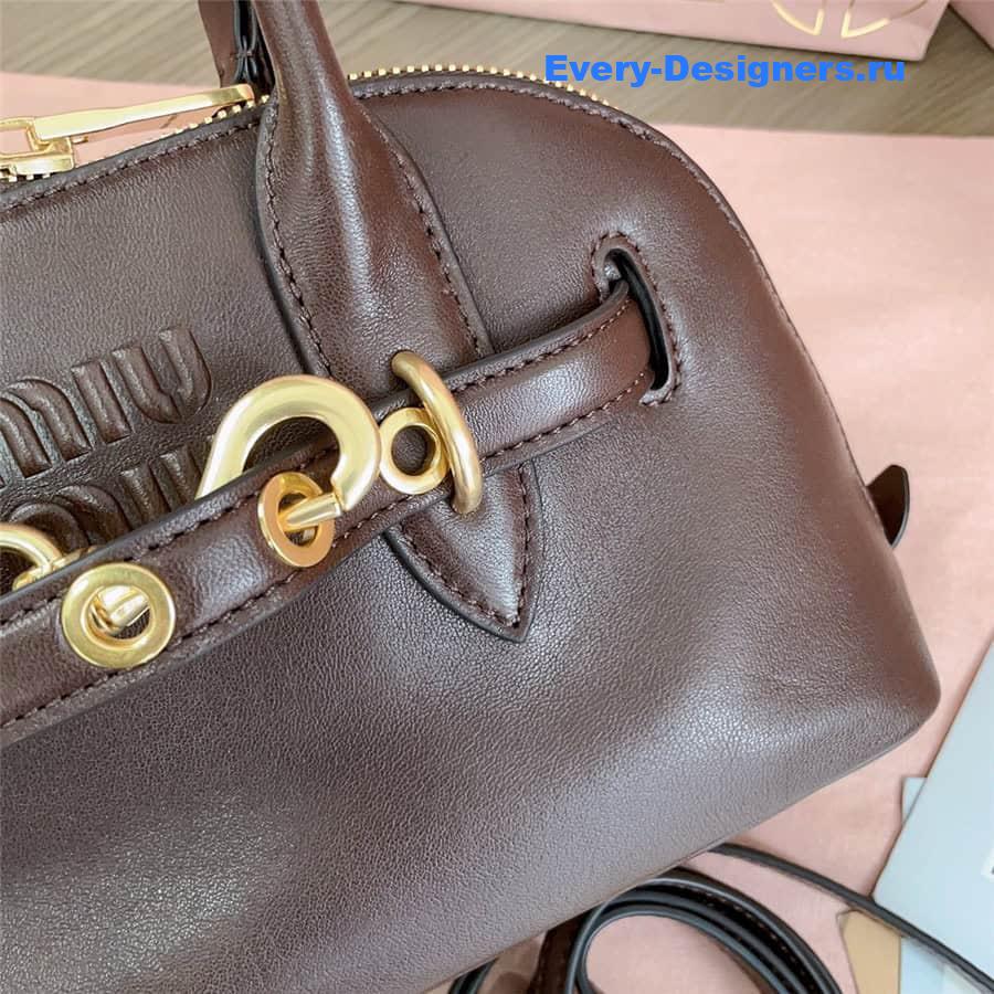 Miu Miu Aventure Nappa Leather Bag