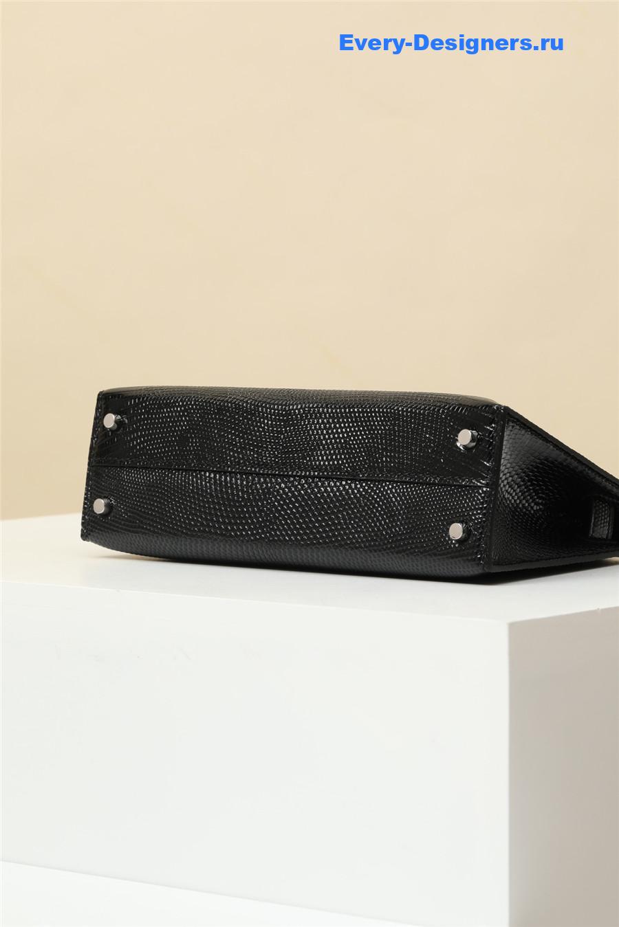 H**me5 lizard mini kelly 19 black