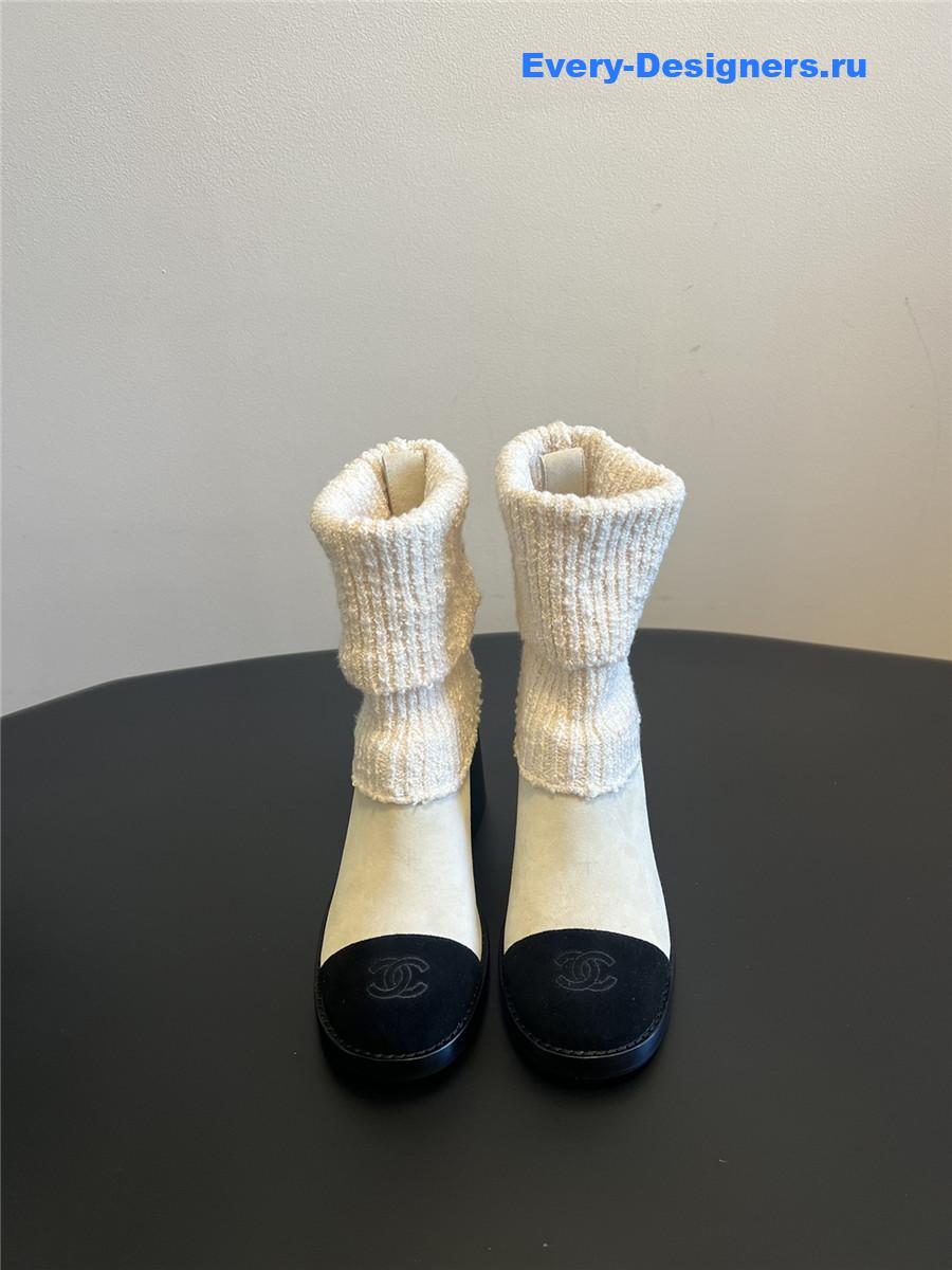 Ch**el knitted socks boots