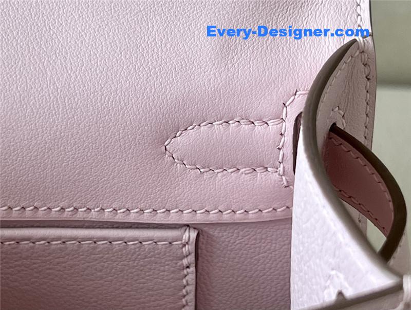 H**me5 kelly pochette swift leather bag