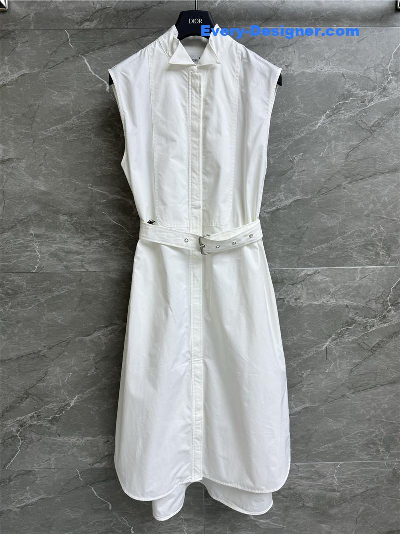 D10r sleeveless shirt dress