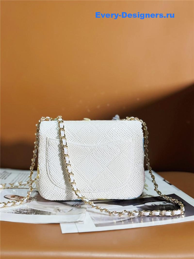 Ch**el limited sequin bag cf bag