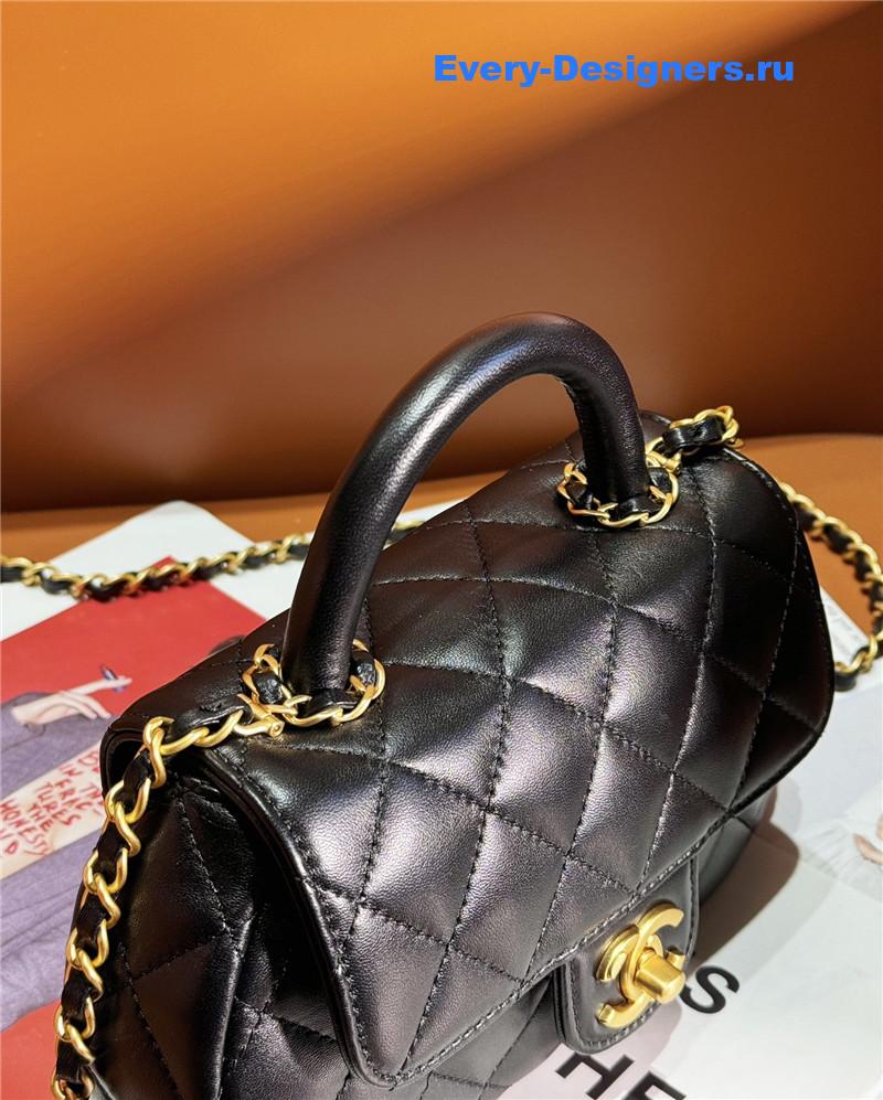 Ch**el coco handle bag small