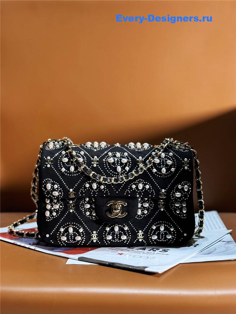 Ch**el cf new pearl flap bag