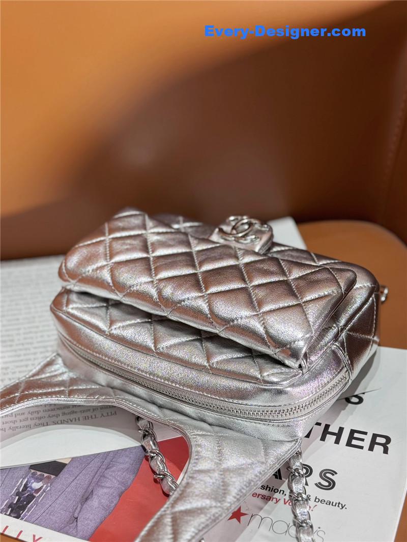 Ch**el silver backpack