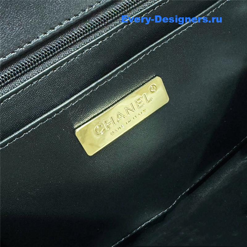 Ch**el patent leather cf star bag