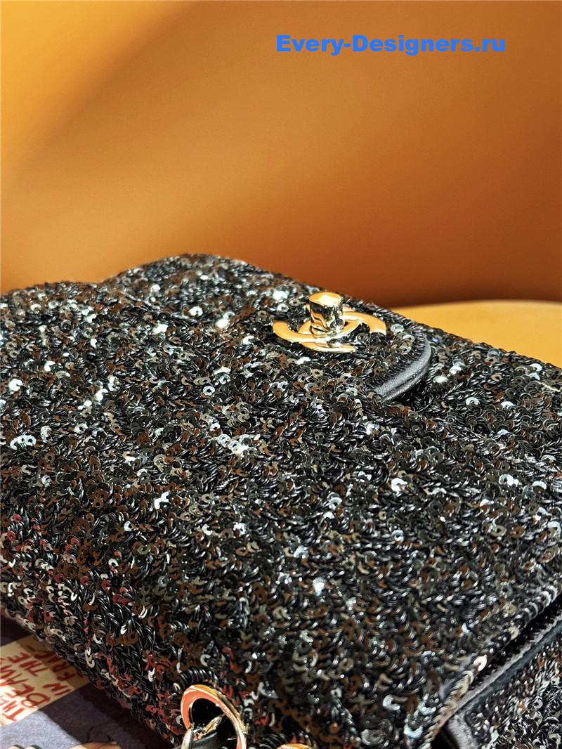 Ch**el cf sequin bag
