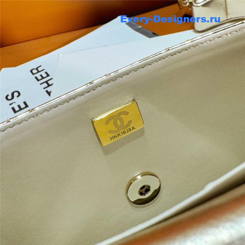Ch**el patent leather cf star bag