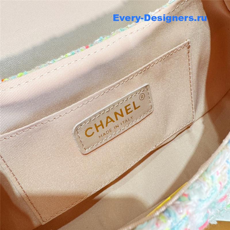 Ch**el coco handle bag small